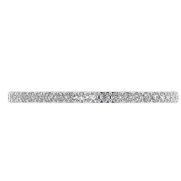 Eternity Wedding VS1 F 0.55 Carat 14Kt White Gold/Rose Gold/Yellow Gold Natural Diamond Designer Ring With Certificate