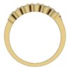 Five Stone Genuine Real Diamond SI1 G 0.75 Ct 14K Solid Yellow Gold/White Gold/ Rose Gold Wedding Anniversary Ring With Certificate