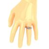 I1 G 0.70Ct Natural Round Diamond 14K Rose Gold Wedding Forever Us 2 Stone Ring With Certificate