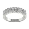 I1 F 2.01Ct Natural Diamond 5.50MM 14K Rose Gold/White Gold/ Yellow Gold Designer Anniversary Wedding Ring With Certificate