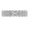 I1 F 2.01Ct Natural Diamond 5.50MM 14K Rose Gold/White Gold/ Yellow Gold Designer Anniversary Wedding Ring With Certificate