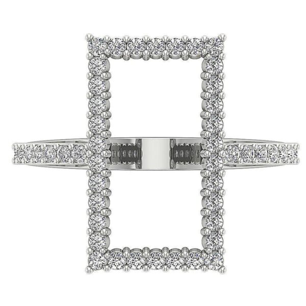 Engagement Wedding Ring Real Natural Diamond I1 G 0.55 Ct Prong Set 14K Yellow Gold/White Gold/Rose Gold With Certificate