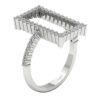Engagement Wedding Ring Real Natural Diamond I1 G 0.55 Ct Prong Set 14K Yellow Gold/White Gold/Rose Gold With Certificate