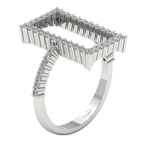 Engagement Wedding Ring Real Natural Diamond I1 G 0.55 Ct Prong Set 14K Yellow Gold/White Gold/Rose Gold With Certificate