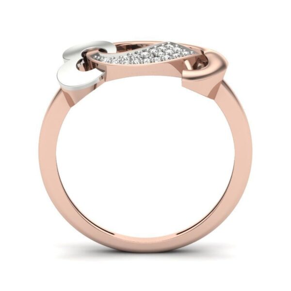 SI1 H 0.09Ct Real Diamond Eternity Wedding Christmas Gift Ring 14Kt White Gold/Yellow Gold/Rose Gold with Authenticate Certificate