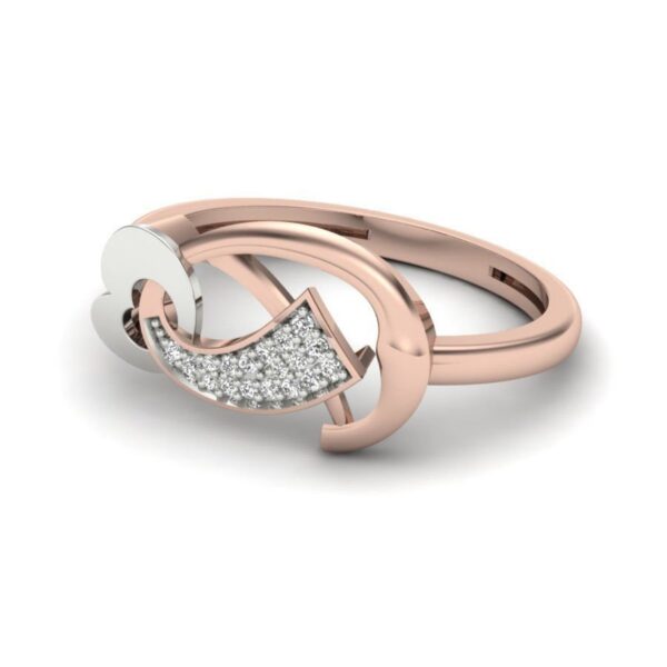 SI1 H 0.09Ct Real Diamond Eternity Wedding Christmas Gift Ring 14Kt White Gold/Yellow Gold/Rose Gold with Authenticate Certificate