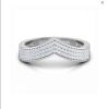 Trio Raw SI F-G 0.25Ct Real Diamond Wedding Christmas Gift Ring 14Kt White Gold/Yellow Gold/Rose Gold with Authenticate Certificate