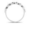 Ancient Flower Band SI FG 0.12Ct Real Diamond Wedding Christmas Gift Ring 14Kt White Gold/Yellow Gold/Rose Gold wiAuthenticate Certificate