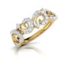 Antique Design Band SI FG 0.31Ct Real Diamond Wedding Christmas Gift Ring 14Kt White Gold/Yellow Gold/Rose Gold wiAuthenticate Certificate