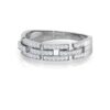 Designer Women's Band SI FG 0.16Ct Real Diamond Wedding Christmas Gift Ring 14Kt White Gold/Yellow Gold/Rose Gold Authenticate Certificate