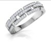 Designer Women's Band SI FG 0.16Ct Real Diamond Wedding Christmas Gift Ring 14Kt White Gold/Yellow Gold/Rose Gold Authenticate Certificate