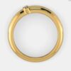 Cross Eternity Band SI FG 0.11Ct Real Diamond Wedding Christmas Gift Ring 14Kt White Gold/Yellow Gold/Rose Gold Authenticate Certificate