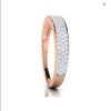 Lindy Pave Ring SI FG 0.23Ct Real Diamond Wedding Christmas Gift Ring 14Kt White Gold/Yellow Gold/Rose Gold Authenticate Certificate
