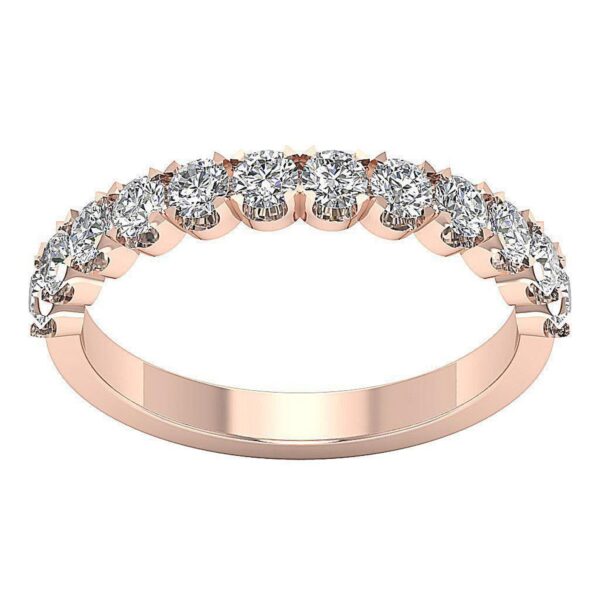 Engagement Wedding Rind Real Diamond I1 G 1.05 Ct 14K Solid Yellow Gold/White Gold/Rose Gold Authenticate Certificate