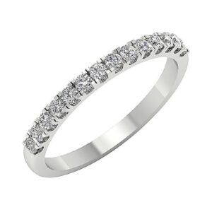 VS1 E 0.45 Ct Natural Real Round Diamond Engagement Ring 14K Solid White Gold/Rose Gold/ Yellow Gold 2.20 MM With Certificate