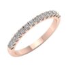 VS1 E 0.45 Ct Natural Real Round Diamond Engagement Ring 14K Solid White Gold/Rose Gold/ Yellow Gold 2.20 MM With Certificate