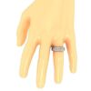 SI1 F 0.60 Ct Natural Round Diamond 14K Rose Gold/Yellow Gold/White Gold Channel Setting Men's Wedding Ring With Certificate