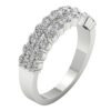 I1 F 2.01Ct Natural Diamond 5.50MM 14K Rose Gold/White Gold/ Yellow Gold Designer Anniversary Wedding Ring With Certificate