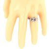 SI1 G 0.50Ct Round Real Diamond Knot Engagement Ring 14K White Gold/Rose Gold/ Yellow Gold Anniversary Wedding Ring with Certificate