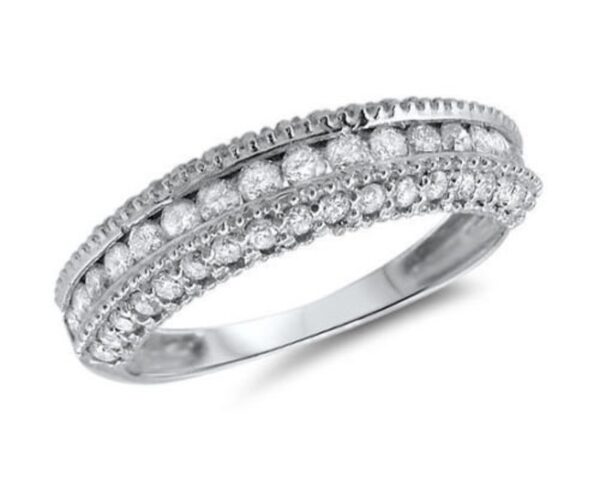 I1 H 1.50Ct Natural Real Diamond 14K Yellow Gold/White Gold/Rose Gold Engagement Anniversary Christmas Ring with Authenticate Certificate