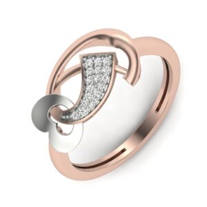 SI1 H 0.09Ct Real Diamond Eternity Wedding Christmas Gift Ring 14Kt White Gold/Yellow Gold/Rose Gold with Authenticate Certificate
