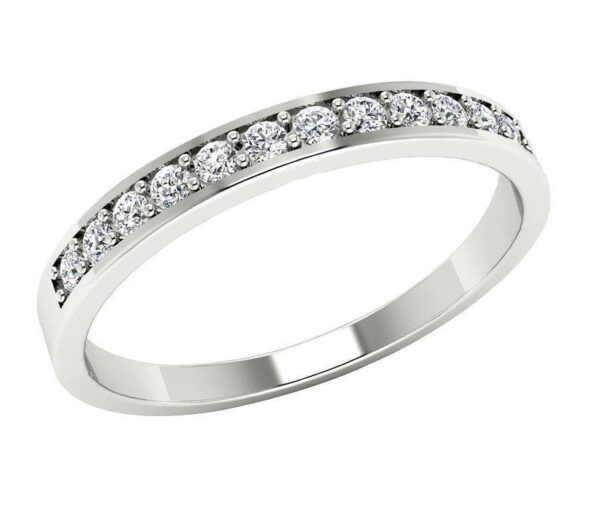 I1 H 0.25 Ct Round Cut Diamond Ring Prong Set 14K Solid Yellow Gold/White Gold/Rose Gold Authenticate Certificate