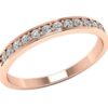 I1 H 0.25 Ct Round Cut Diamond Ring Prong Set 14K Solid Yellow Gold/White Gold/Rose Gold Authenticate Certificate