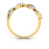 Antique Design Band SI FG 0.31Ct Real Diamond Wedding Christmas Gift Ring 14Kt White Gold/Yellow Gold/Rose Gold wiAuthenticate Certificate