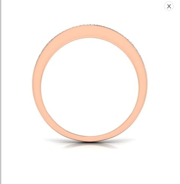 Lindy Pave Ring SI FG 0.23Ct Real Diamond Wedding Christmas Gift Ring 14Kt White Gold/Yellow Gold/Rose Gold Authenticate Certificate
