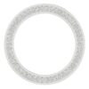 3 Row Eternity Engagement Ring Round Cut Real Genuine Diamond I1 G 3.25 Ct 14K Yellow Gold/White Gold/Rose Gold Authenticate Certificate