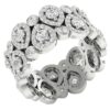 Eternity Engagement Ring I1 G 3.10Ct Genuine Diamond Prong Bezel Set 14K Yellow Gold/White Gold/Rose Gold Authenticate Certificate