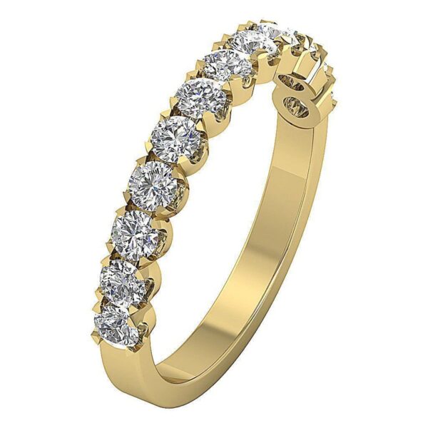 Engagement Wedding Rind Real Diamond I1 G 1.05 Ct 14K Solid Yellow Gold/White Gold/Rose Gold Authenticate Certificate