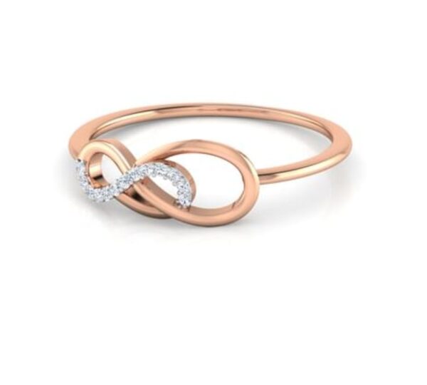 Turns Around SI1 H 0.07 Ct Round Cut Diamond Prong Set 14K Solid Yellow Gold/White Gold/Rose Gold Authenticate Certificate
