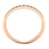 I1 H 0.25 Ct Round Cut Diamond Ring Prong Set 14K Solid Yellow Gold/White Gold/Rose Gold Authenticate Certificate