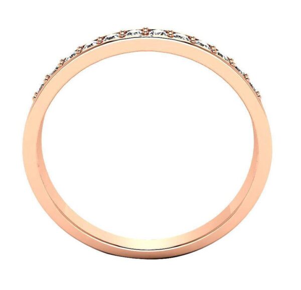 I1 H 0.25 Ct Round Cut Diamond Ring Prong Set 14K Solid Yellow Gold/White Gold/Rose Gold Authenticate Certificate