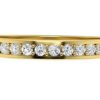I1 H 0.25 Ct Round Cut Diamond Ring Prong Set 14K Solid Yellow Gold/White Gold/Rose Gold Authenticate Certificate