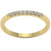 Wedding Ring Bar I1 H 0.20 Ct Round Cut Diamond Ring Bar Set 14K Solid Yellow Gold/White Gold/Rose Gold Authenticate Certificate