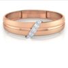 Five Diamond Ring SI1 H 0.05 Ct Round Cut 14K Solid Yellow Gold Authenticate Certificate