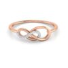 Turns Around SI1 H 0.07 Ct Round Cut Diamond Prong Set 14K Solid Yellow Gold/White Gold/Rose Gold Authenticate Certificate