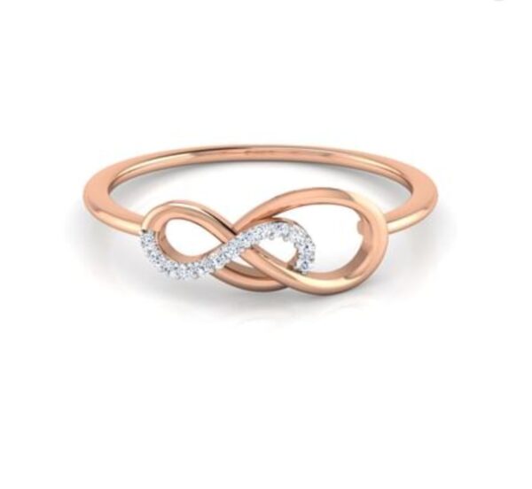 Turns Around SI1 H 0.07 Ct Round Cut Diamond Prong Set 14K Solid Yellow Gold/White Gold/Rose Gold Authenticate Certificate