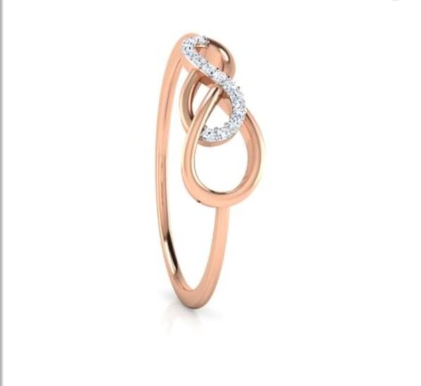 Turns Around SI1 H 0.07 Ct Round Cut Diamond Prong Set 14K Solid Yellow Gold/White Gold/Rose Gold Authenticate Certificate