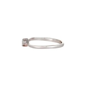 Solitaire SI H 0.15Ct Round Real Diamond/Lab Grown Diamond 14Kt White Gold/Rose Gold/ Yellow Gold Anniversary/Wedding Ring With Certificate
