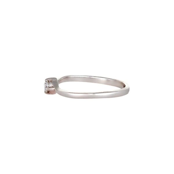 Solitaire SI H 0.15Ct Round Real Diamond/Lab Grown Diamond 14Kt White Gold/Rose Gold/ Yellow Gold Anniversary/Wedding Ring With Certificate