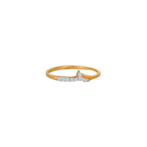 Delicate SI H 0.10Ct Round Real Diamond/Lab Grown Diamond 14Kt White Gold/Rose Gold/ Yellow Gold Anniversary/Wedding Ring With Certificate