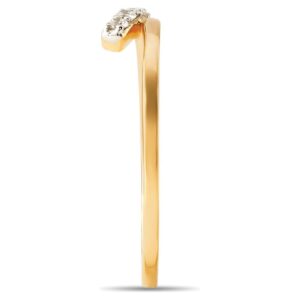 Delicate SI H 0.10Ct Round Real Diamond/Lab Grown Diamond 14Kt White Gold/Rose Gold/ Yellow Gold Anniversary/Wedding Ring With Certificate