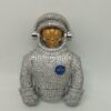 3" Long Spaceman Suit with Alien Face having Shutter mechanism 925 Silver Customized Fully Studded with CZ/ Moissainite Trendy Pendant