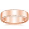 Eternity Men's Band SI H 0.42Ct Real Diamond Ring 14Kt White Gold/Yellow Gold/Rose Gold With Authenticate Certificate For Father's Day