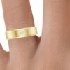 Solitaire Men's Band SI H 0.10Ct Real Diamond Ring 14Kt White Gold/Yellow Gold/Rose Gold With Authenticate Certificate For Father's Day