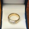 Men's Band SI H 0.30Ct Real Diamond Ring 14Kt White Gold/Yellow Gold/Rose Gold With Authenticate Certificate For Father's Day