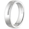 Eternity Men's Band SI H 0.19Ct Real Diamond Ring 14Kt White Gold/Yellow Gold/Rose Gold With Authenticate Certificate